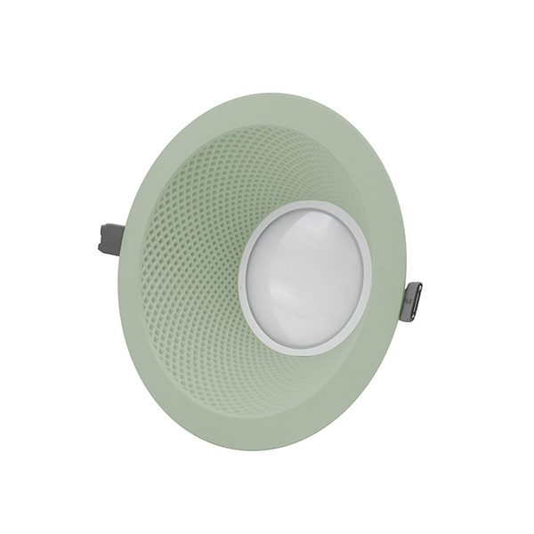 IL-ND61511DG Nova led downlight 14W Ø170mm 6 inch 3CCT 3D printed olifantsgras diamant groen IP44